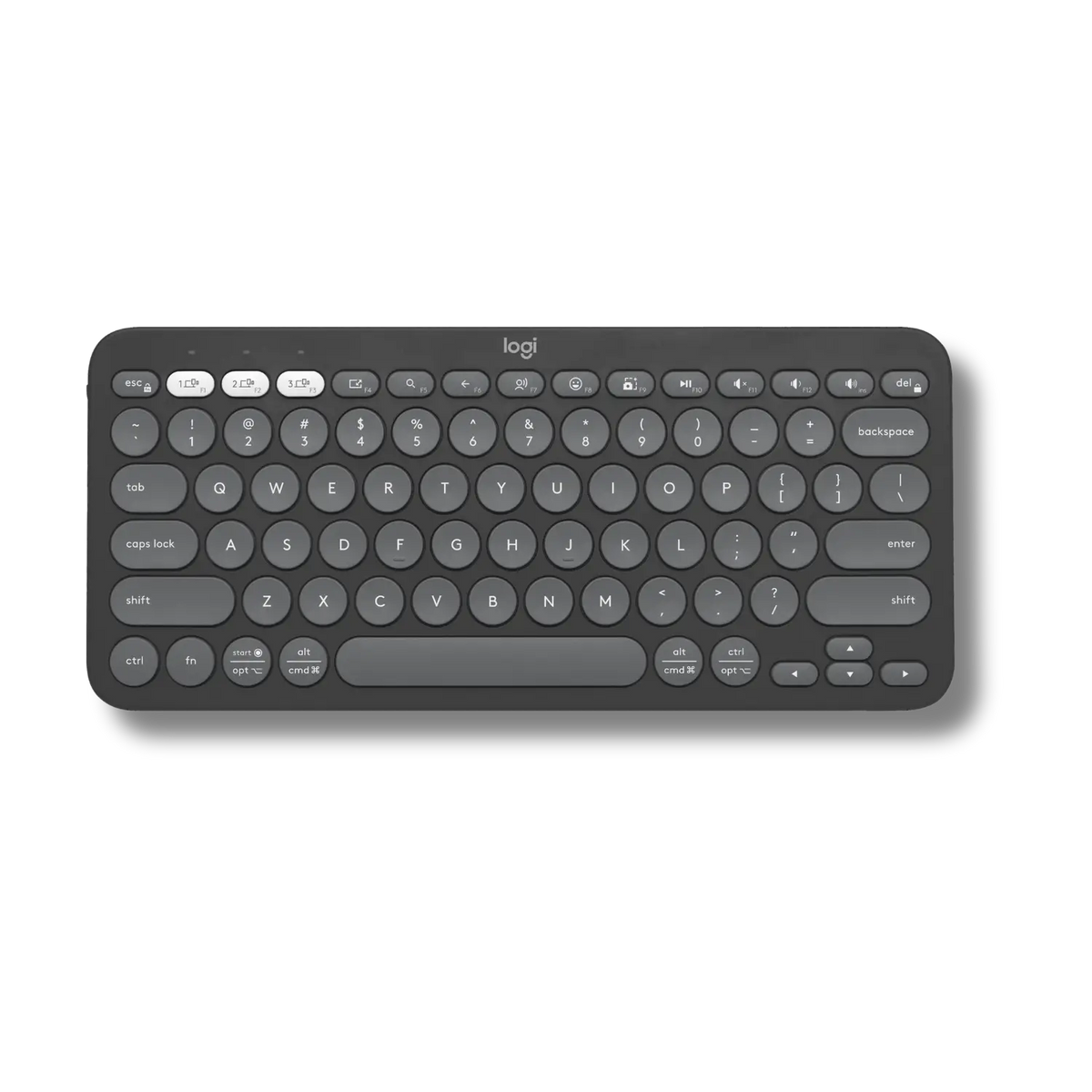 Logitech Pebble Keys 2 K380s Multi-Device Bluetooth Keyboard with Quiet Low-Profile Keys - متجر TT Tab للتقنيات الحديثة
