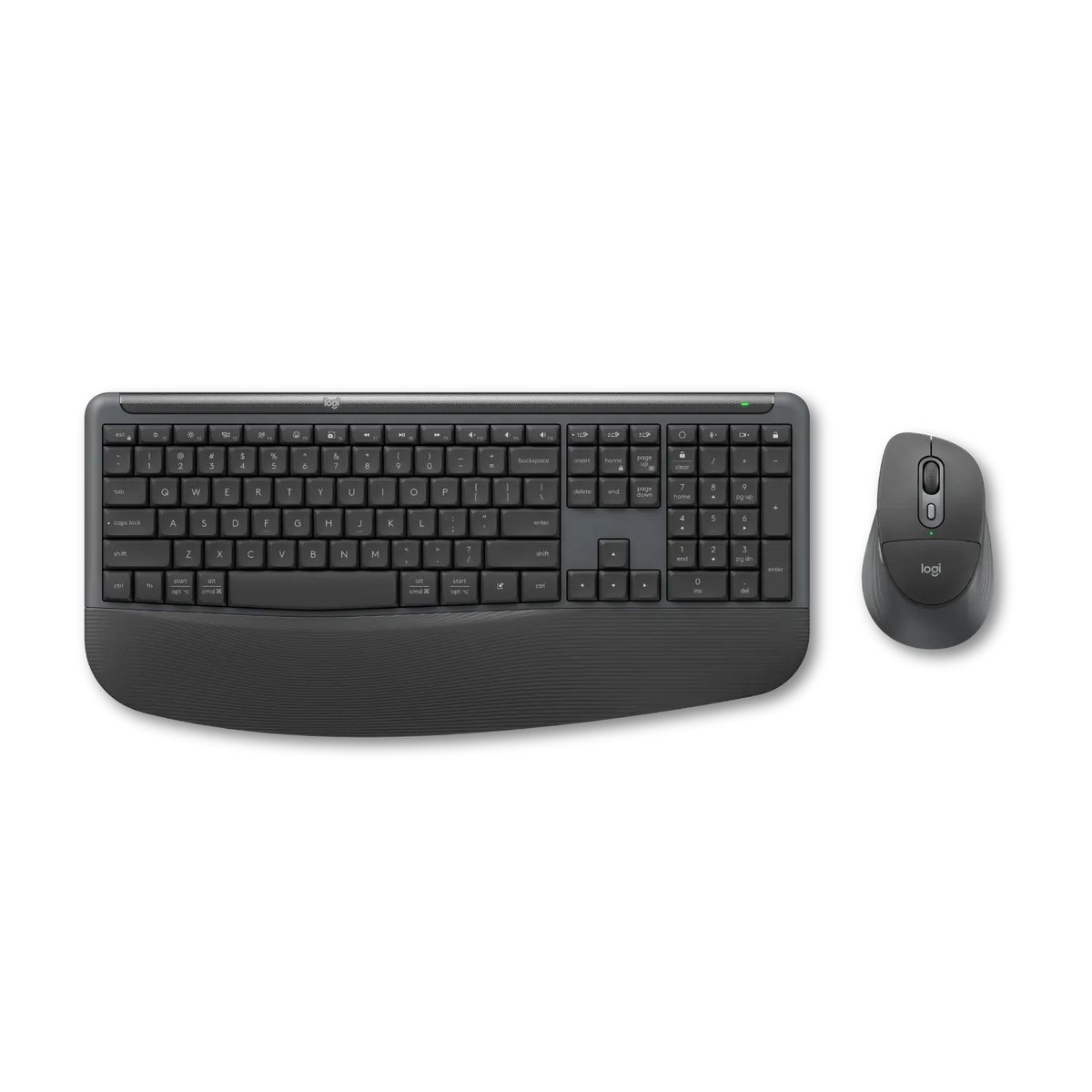Logitech Signature Comfort Plus MK880 Bluetooth Keyboard & Mouse Combo with Palm Rest - متجر TT Tab للتقنيات الحديثة