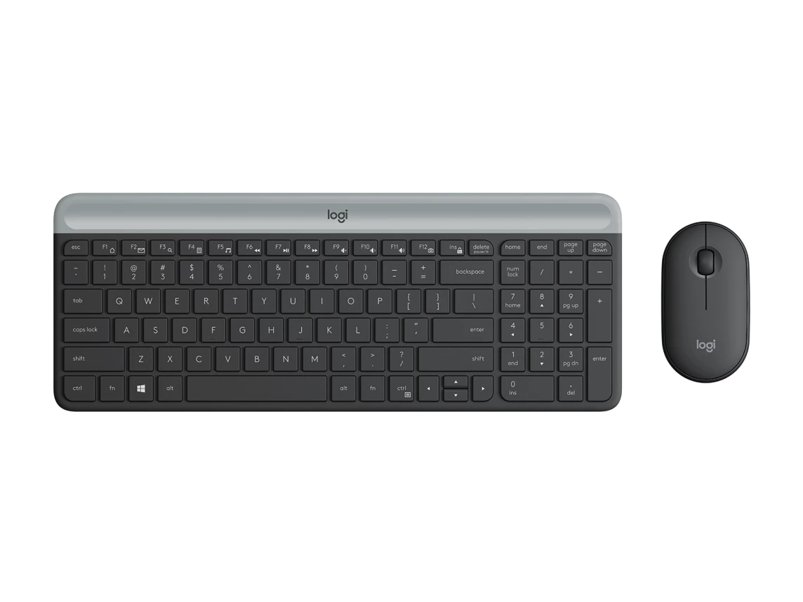 Logitech MK470 Slim Combo wireless keyboard and mouse - للتقنيات الحديثة TT TAB متجر
