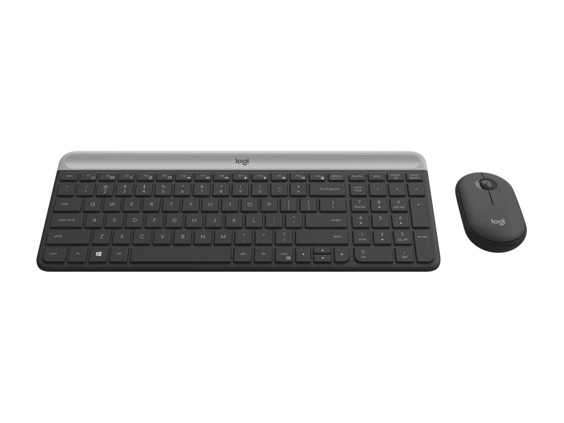 Logitech MK470 Slim Combo wireless keyboard and mouse - للتقنيات الحديثة TT TAB متجر