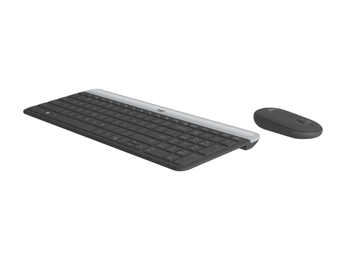 Logitech MK470 Slim Combo wireless keyboard and mouse - للتقنيات الحديثة TT TAB متجر