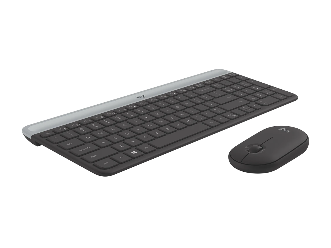 Logitech MK470 Slim Combo wireless keyboard and mouse - للتقنيات الحديثة TT TAB متجر