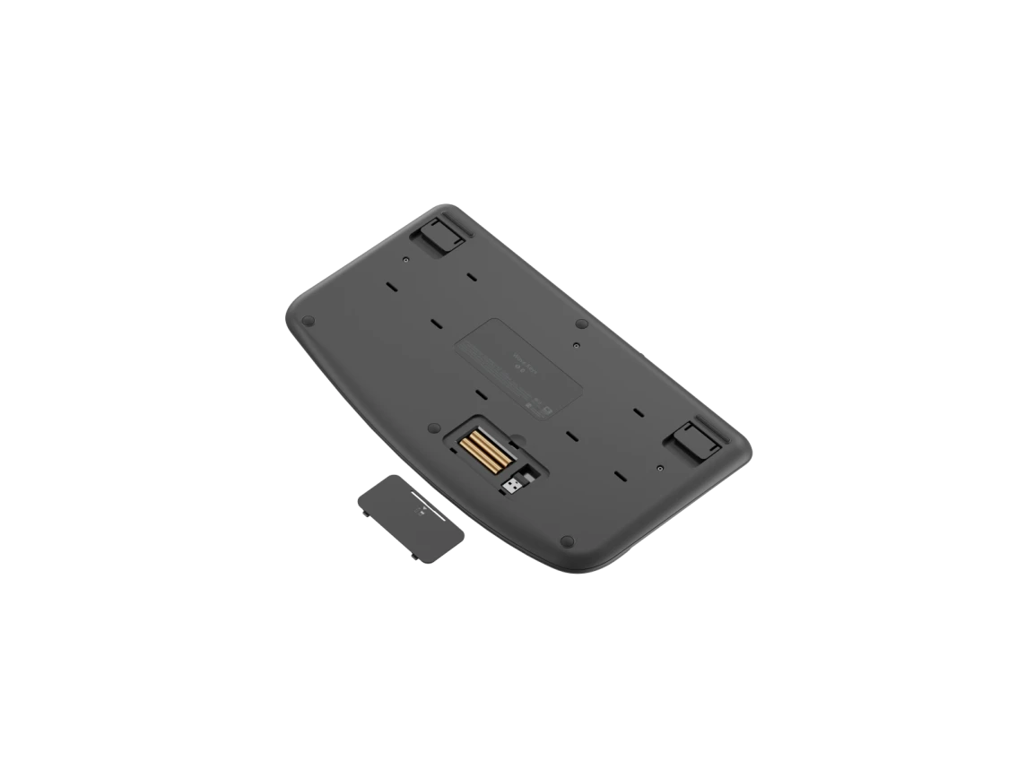 Logitech Wave Keys Wireless + Bluetooth Ergonomic Keyboard - للتقنيات الحديثة TT TAB متجر