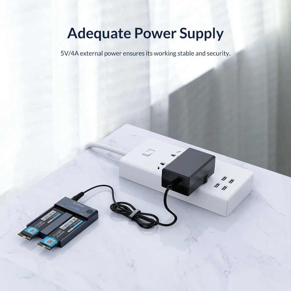 Orico M2P2-C3-C NVMe Enclosure support Clone - للتقنيات الحديثة TT TAB متجر