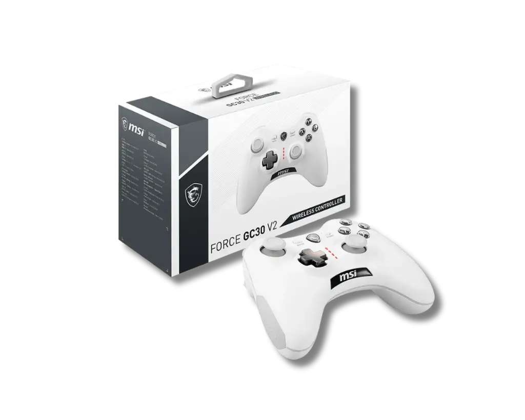 MSI FORCE GC30 V2 Wireless and USB Gaming Controller Rechargeable - للتقنيات الحديثة TT TAB متجر