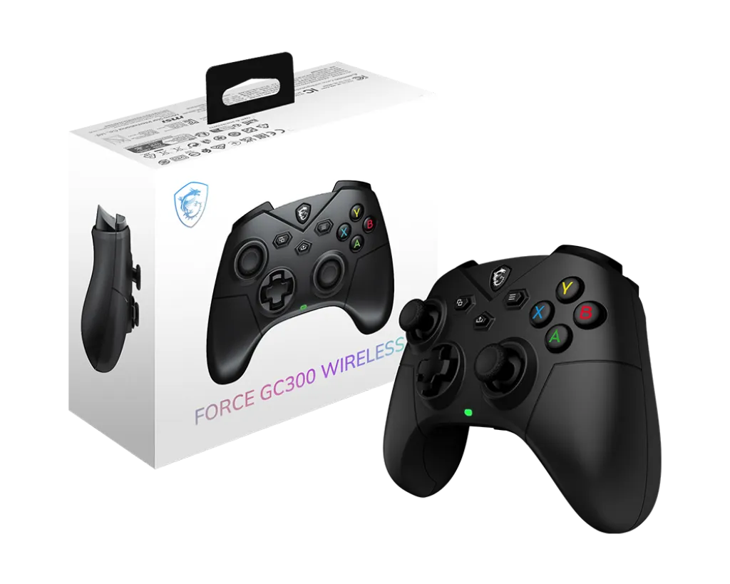 MSI FORCE GC300 Wireless/ Bluetooth/ USB Gaming Controller Rechargeable - للتقنيات الحديثة TT TAB متجر