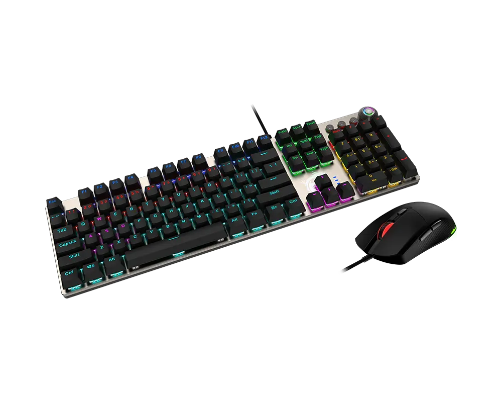 MSI FORGE GK310 Combo RED Switches Wired Gaming RGB Keyboard & Mouse - متجر TT Tab للتقنيات الحديثة