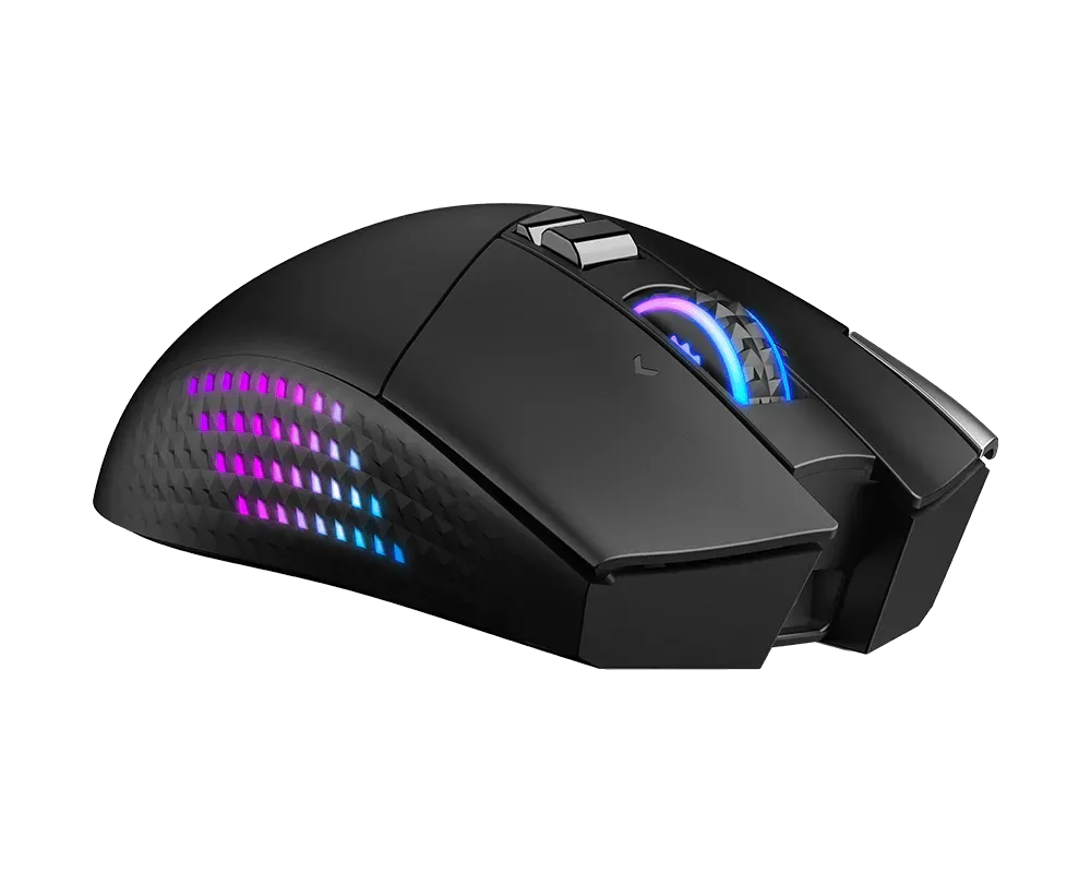 MSI VERSA PRO WIRELESS Gaming Mouse Tri-Mode Connectivity with 13 Programmable Buttons - متجر TT Tab للتقنيات الحديثة