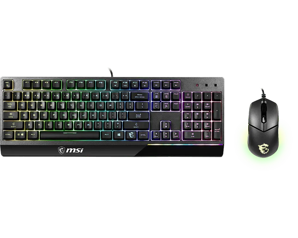MSI Vigor GK30 Wired Gaming RGB Keyboard and Mouse Combo - متجر TT Tab للتقنيات الحديثة