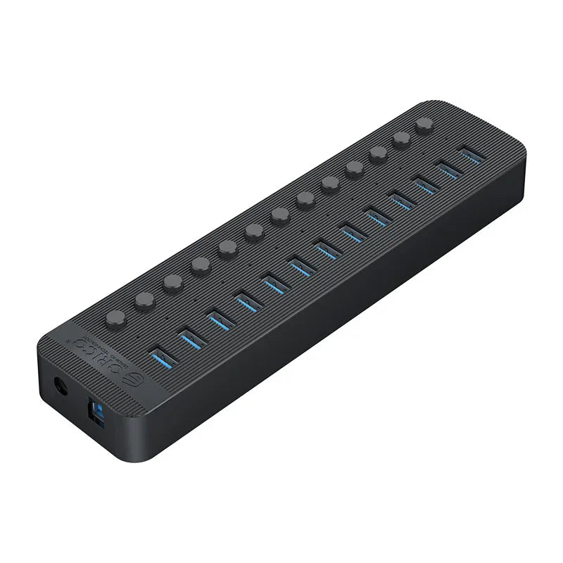 Orico CT2U3-13AB-BK-BP USB HUB 13 Port 3.0 with Individual On/Off Switches - للتقنيات الحديثة TT TAB متجر