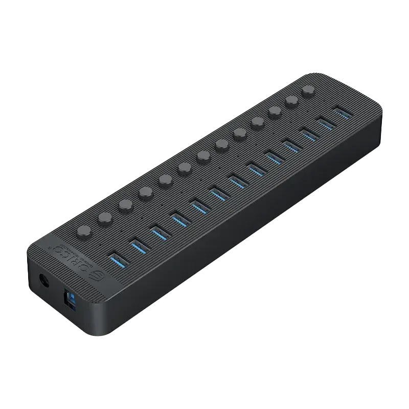 Orico CT2U3-13AB-BK-BP USB HUB 13 Port 3.0 with Individual On/Off Switches - للتقنيات الحديثة TT TAB متجر