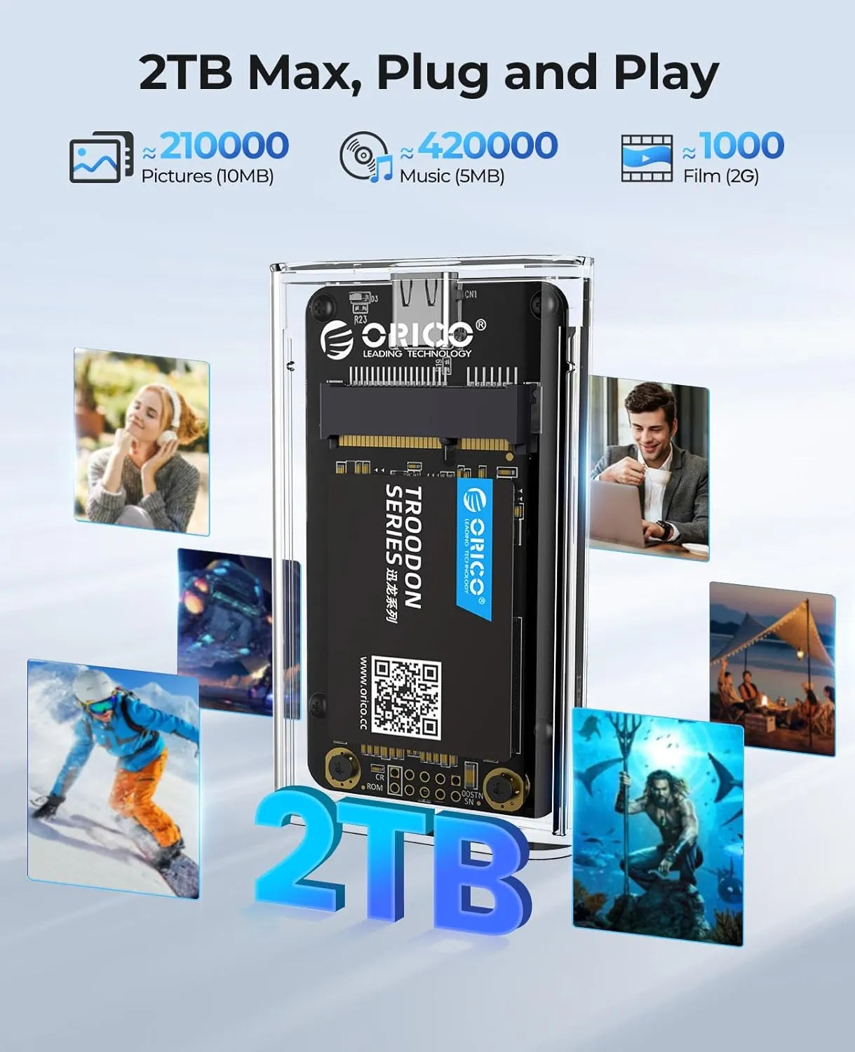 Orico TC10-MS mSATA SSD Enclosure - للتقنيات الحديثة TT TAB متجر