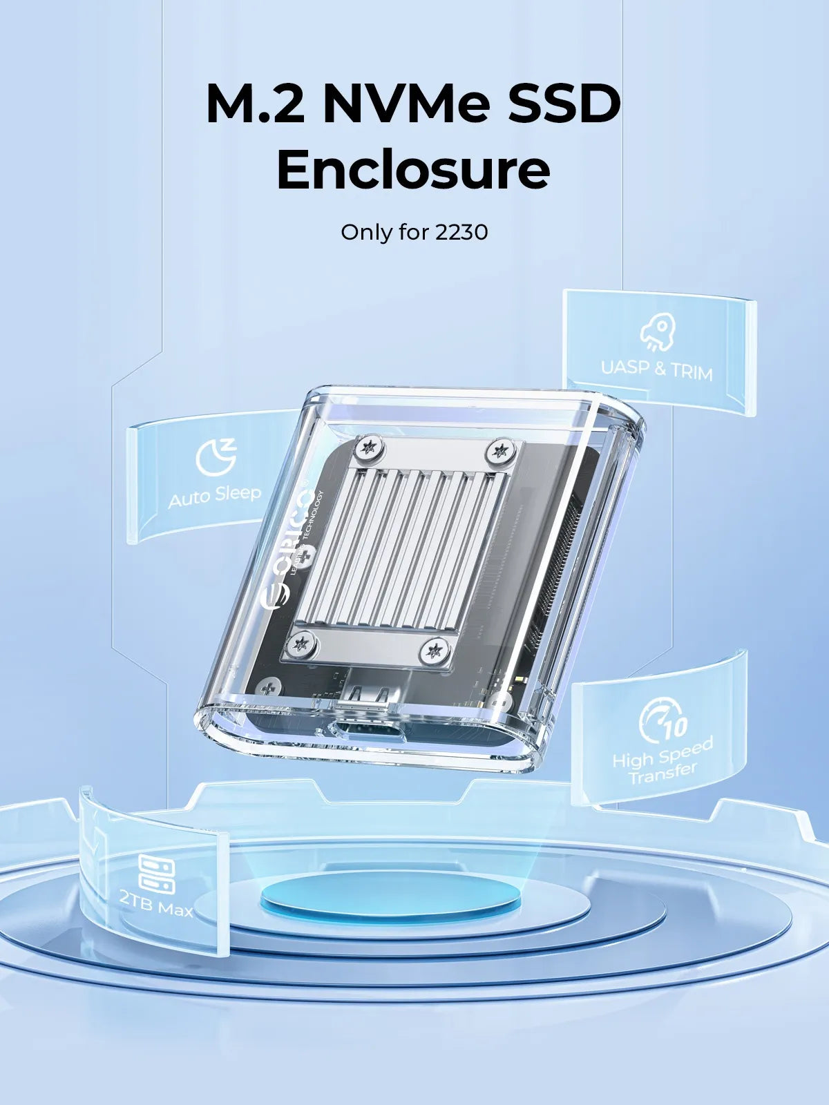 Orico TC20-M2-10G SSD M.2 NVMe 2230 Enclosure - للتقنيات الحديثة TT TAB متجر