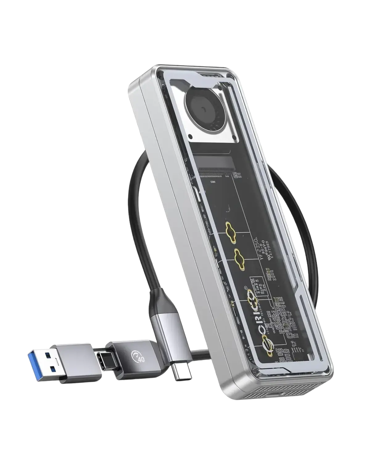 Orico AAGM2-U4 40Gpbs M.2 NVMe SSD Enclosure - متجر TT Tab للتقنيات الحديثة