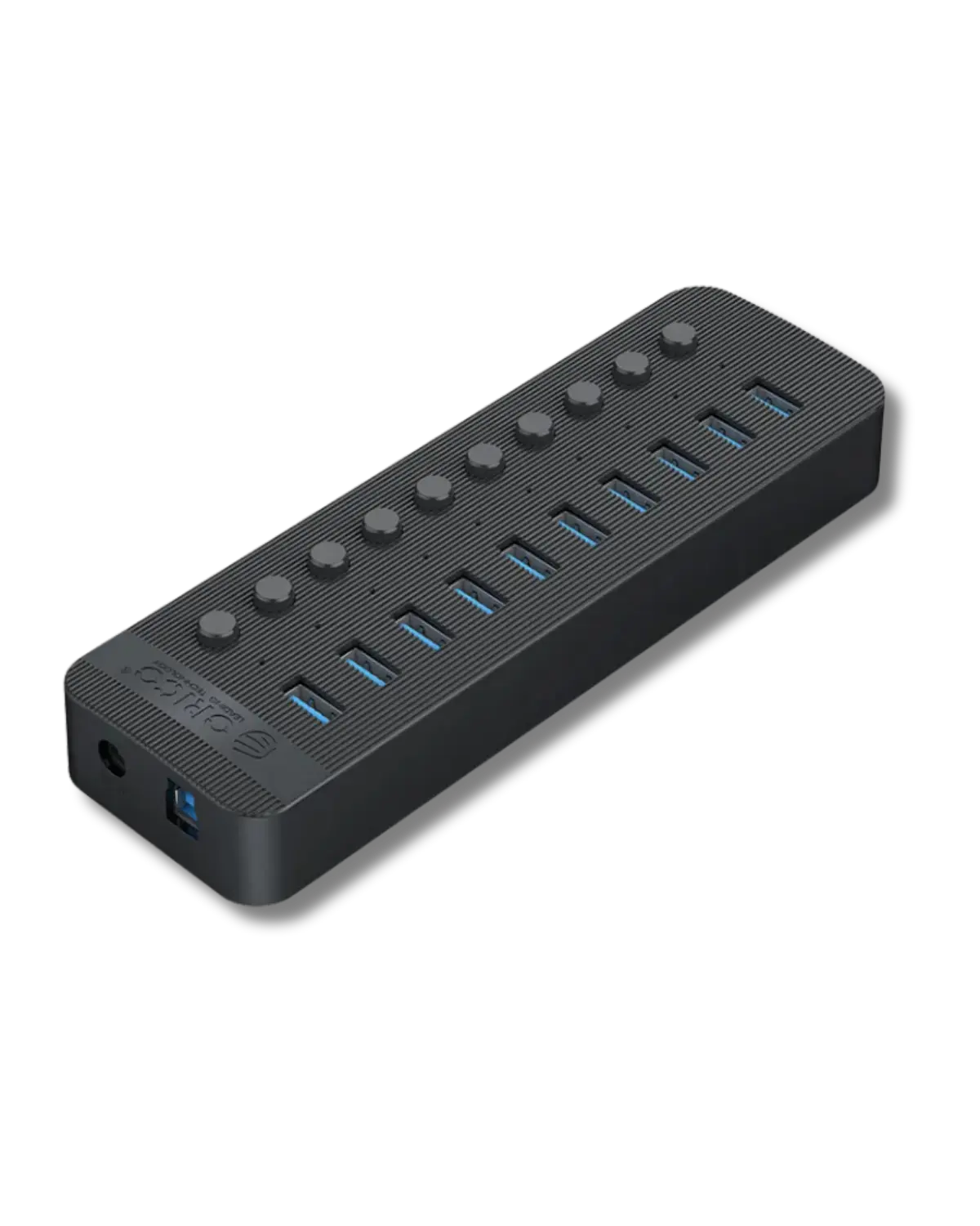 Orico CT2U3-10AB USB HUB 10 Port 3.0 with Individual On/Off Switches - للتقنيات الحديثة TT TAB متجر