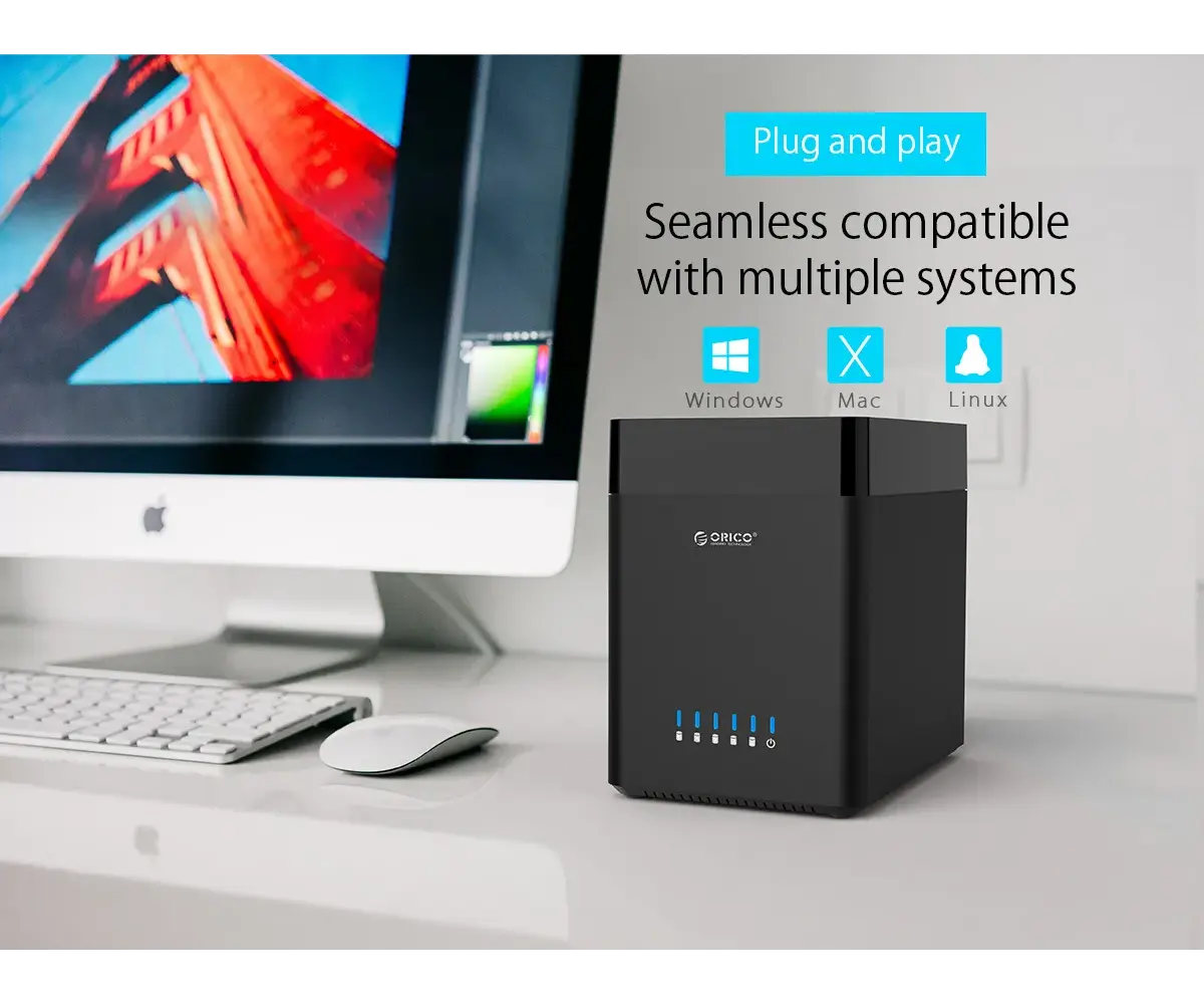 Orico DS500C3 SATA 3.5 Enclosure 5 Bay - للتقنيات الحديثة TT TAB متجر