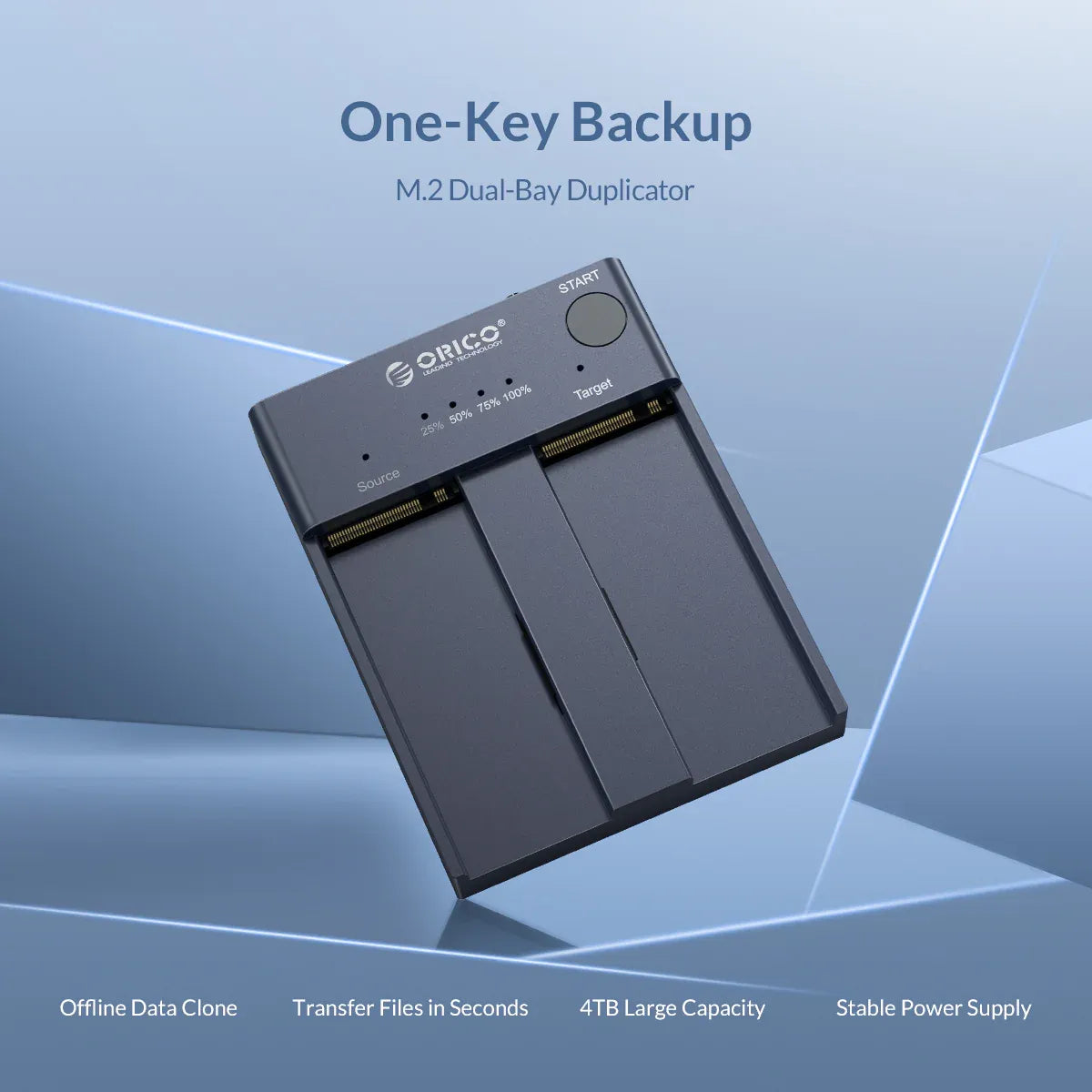 Orico M2P2-C3-C NVMe Enclosure support Clone - متجر TT Tab للتقنيات الحديثة