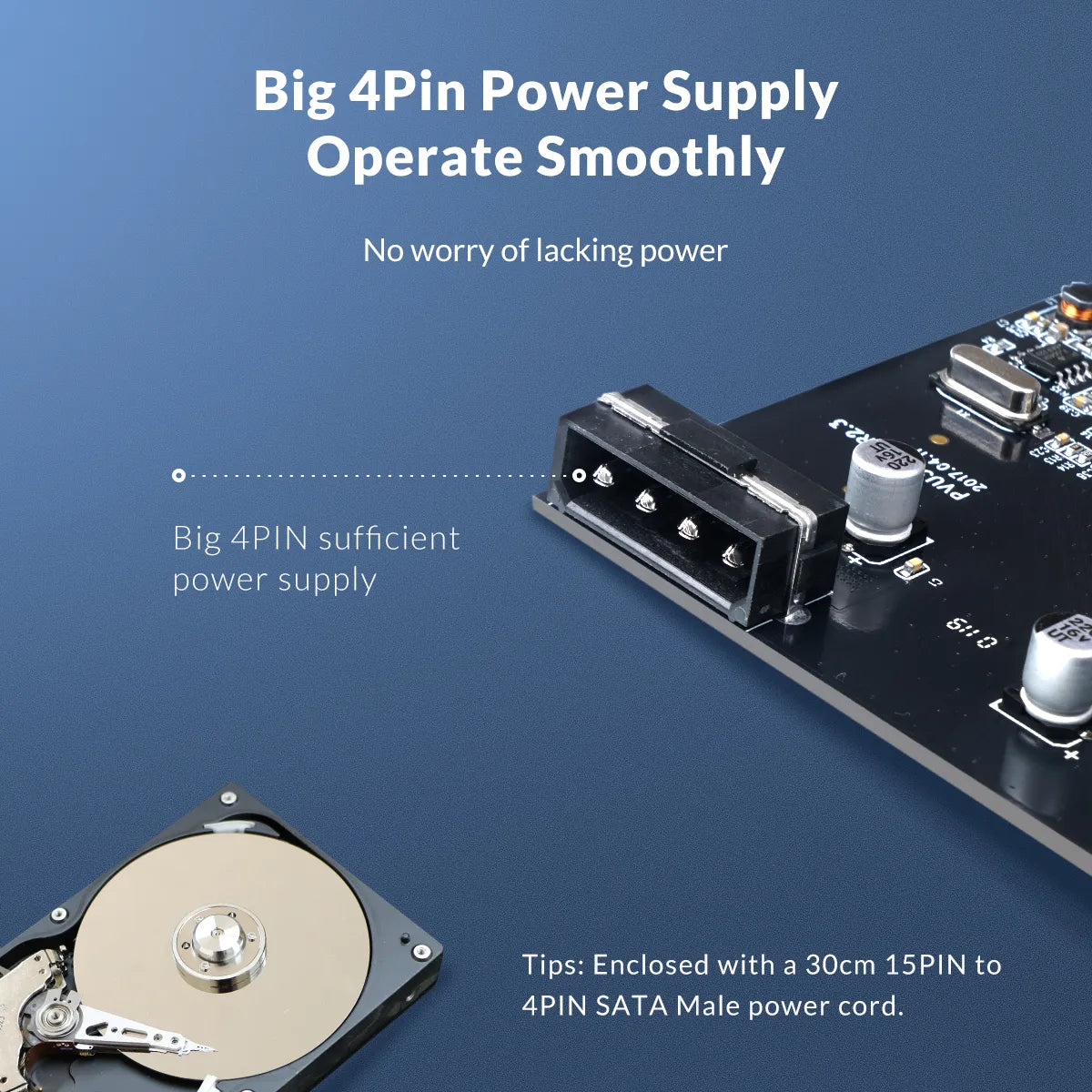 Orico PVU3-4P-V1 4 Port USB3.0 PCIe Expansion Card - للتقنيات الحديثة TT TAB متجر