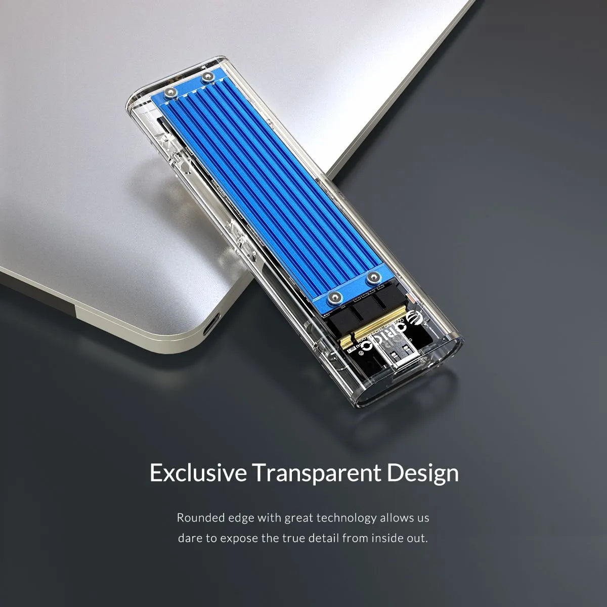 Orico TCM2M-C3 M.2 Enclosure support NVMe + NGFF - متجر TT Tab للتقنيات الحديثة