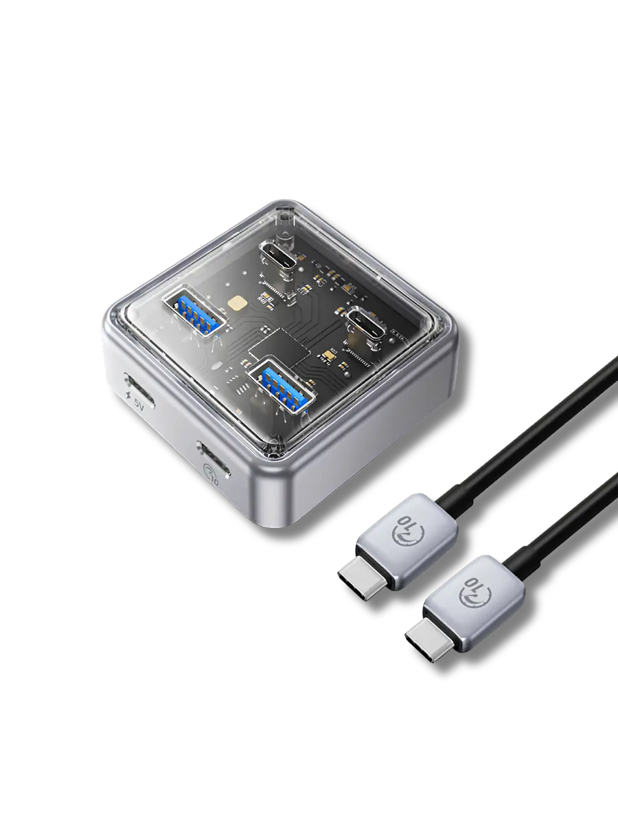 Orico XHJ2U2C-G2-10 USB HUB Type-C 10Gbps - للتقنيات الحديثة TT TAB متجر