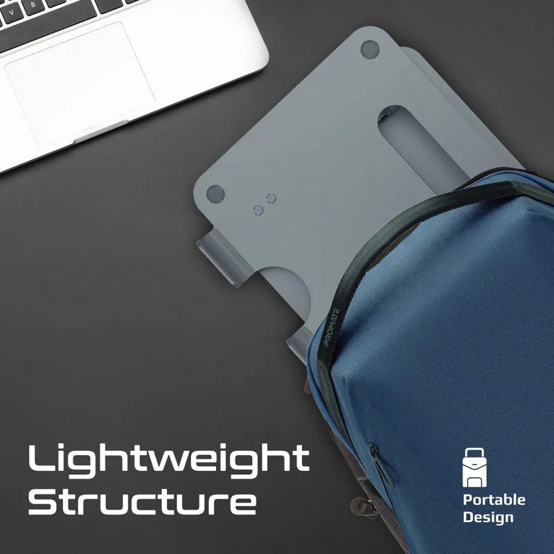 Promate DeskMate-7 Ergonomic Multi-Level Aluminum Laptop Stand - للتقنيات الحديثة TT TAB متجر