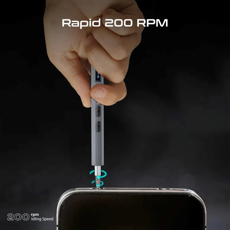 Promate ProTools-62A 62-Pieces Cordless Electric Screwdriver Kit with LED Fill Light - للتقنيات الحديثة TT TAB متجر