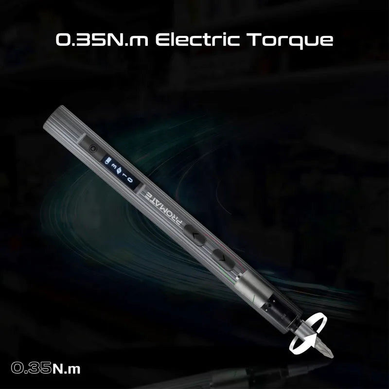 Promate ProTools-62A 62-Pieces Cordless Electric Screwdriver Kit with LED Fill Light - للتقنيات الحديثة TT TAB متجر