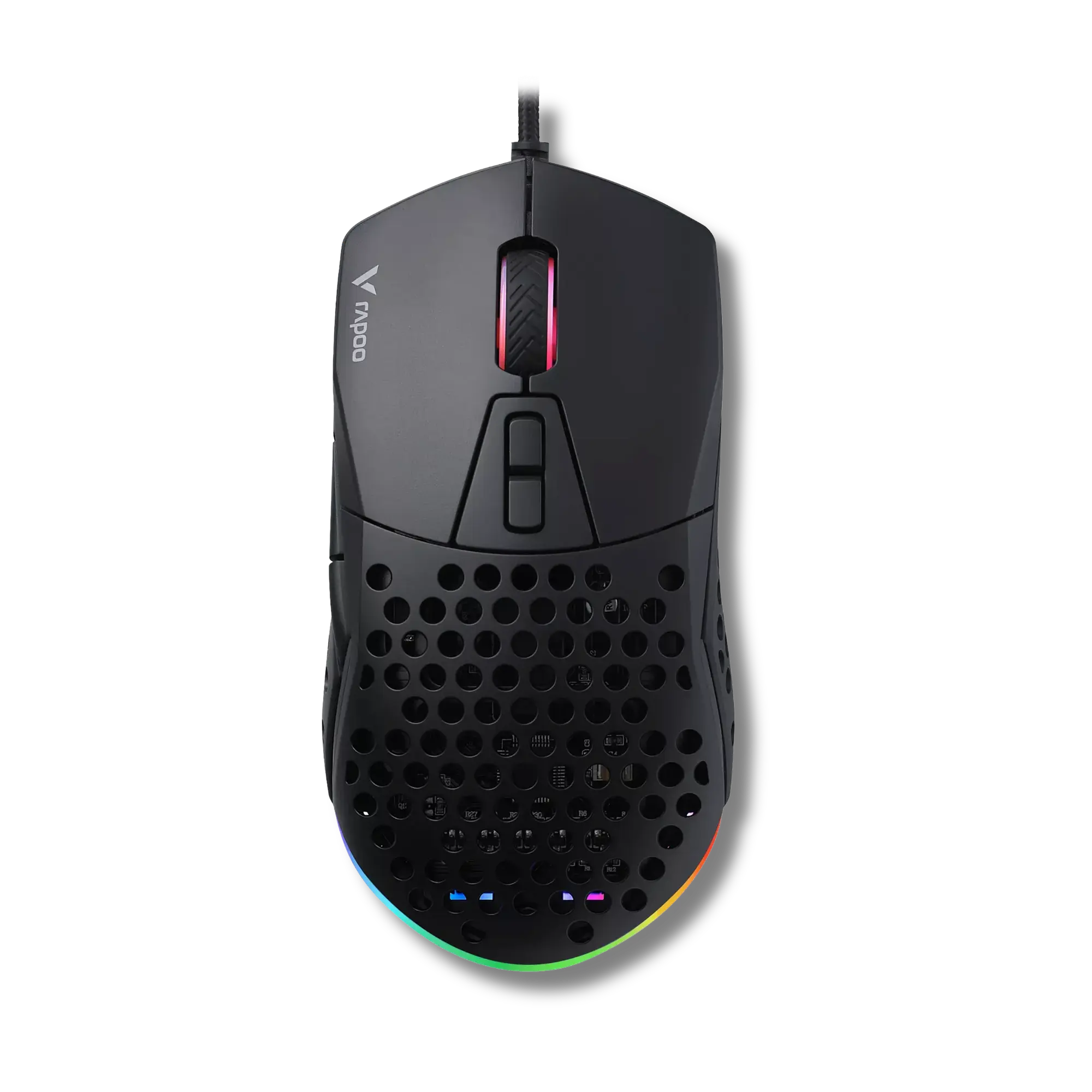 Rapoo V360 IR Gaming Optical Mouse with Customizable RGB - متجر TT Tab للتقنيات الحديثة