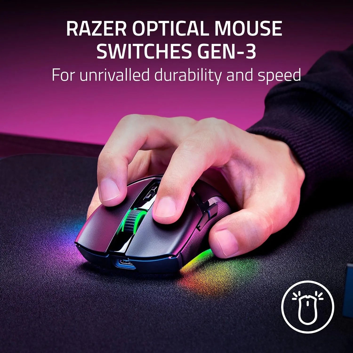 Razer Cobra Pro Wireless Gaming Mouse RGB Rechargeable - للتقنيات الحديثة TT TAB متجر