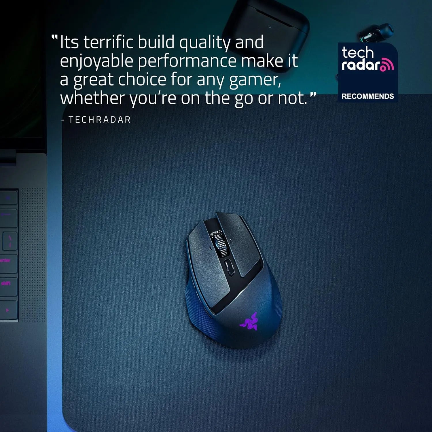 Razer Basilisk Mobile Portable Ergonomic Wireless Gaming Mouse - متجر TT Tab للتقنيات الحديثة