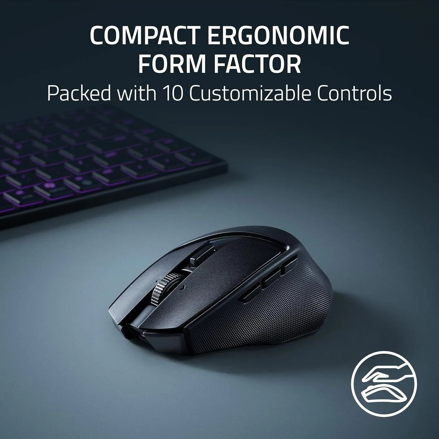 Razer Basilisk Mobile Portable Ergonomic Wireless Gaming Mouse - متجر TT Tab للتقنيات الحديثة