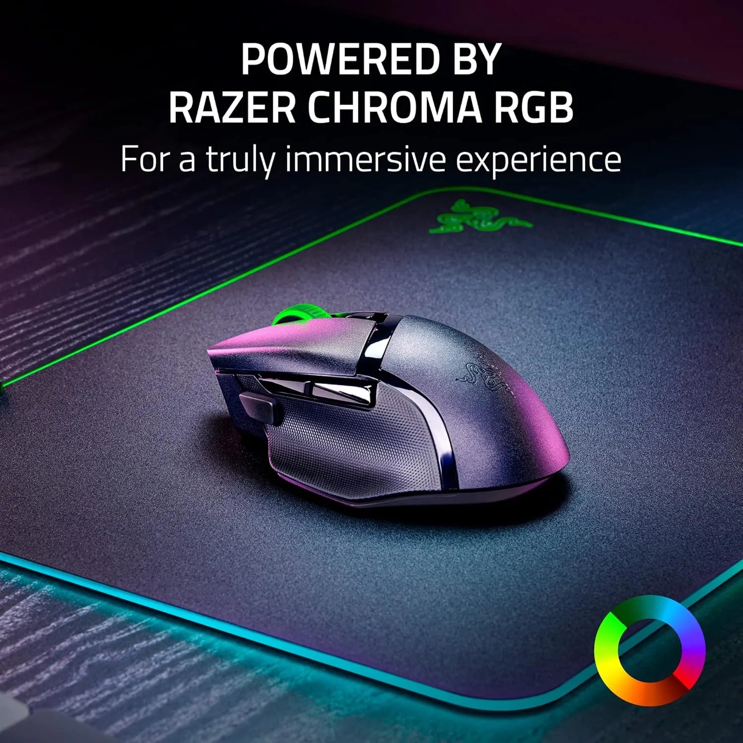 Razer Basilisk V3 X HyperSpeed Wireless Gaming Mouse Black - متجر TT Tab للتقنيات الحديثة