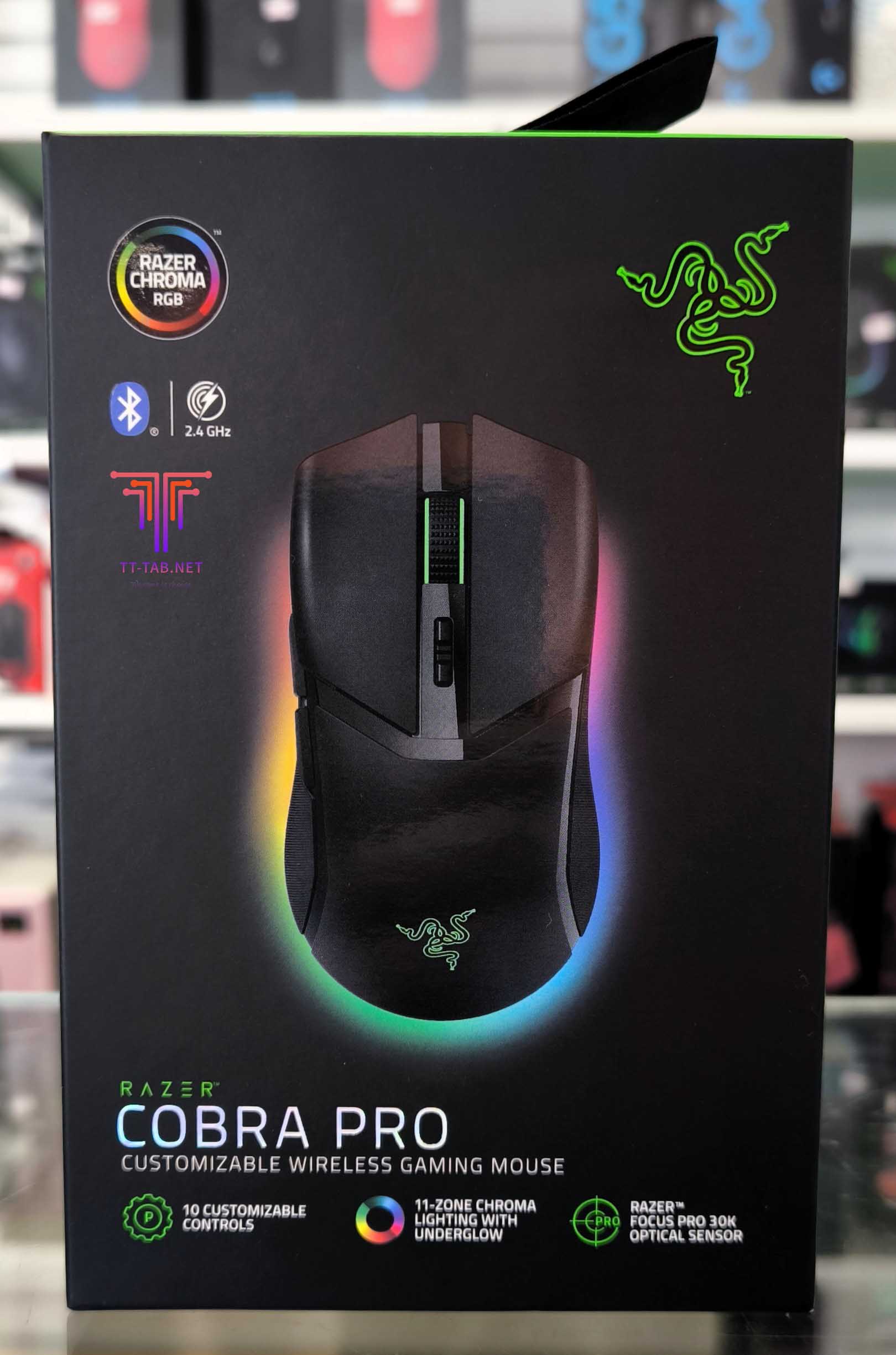 Razer Cobra Pro Wireless Gaming Mouse RGB Rechargeable - للتقنيات الحديثة TT TAB متجر
