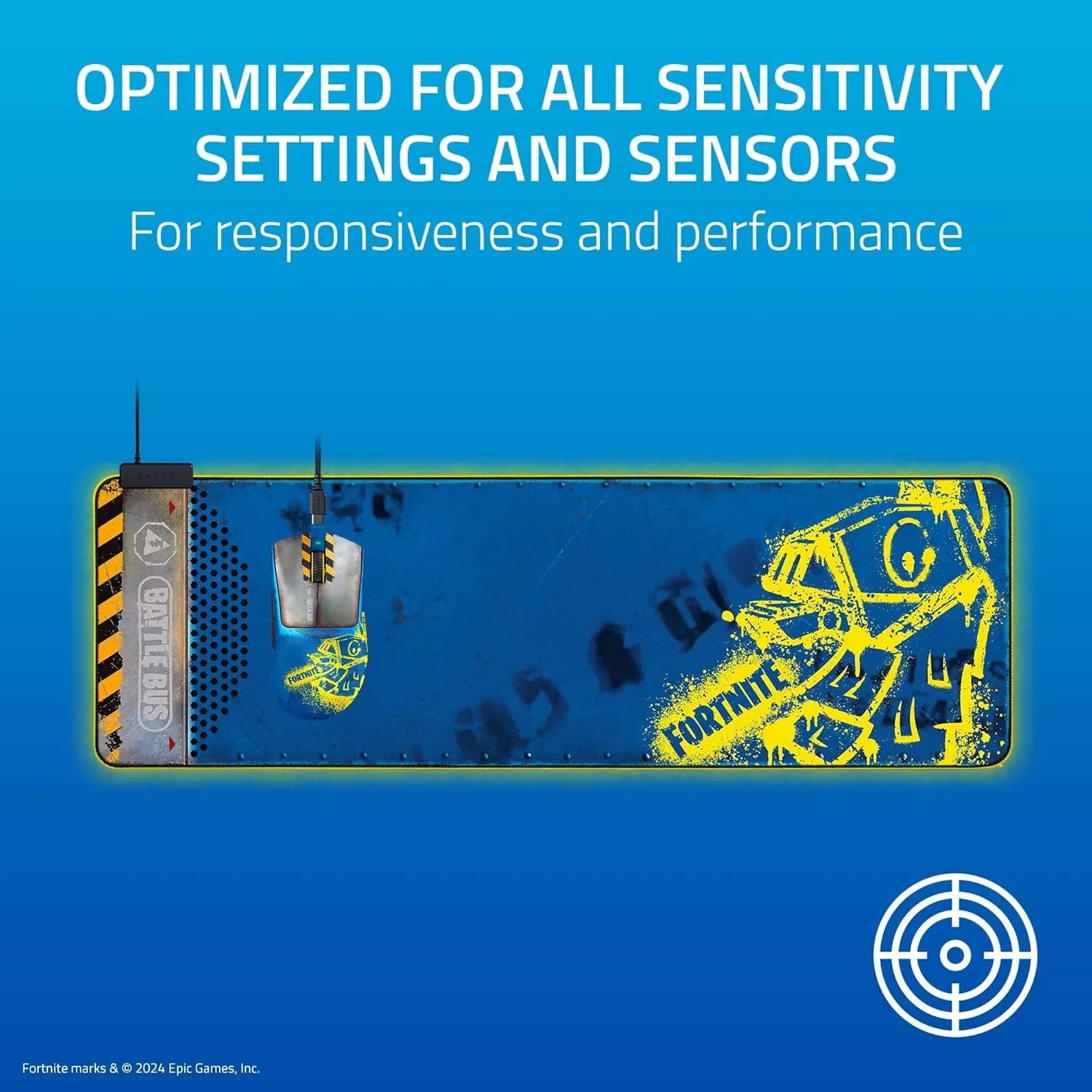 Razer Goliathus Chroma Soft Gaming Mouse Mat with Razer Chroma Fortnite Edition - متجر TT Tab للتقنيات الحديثة