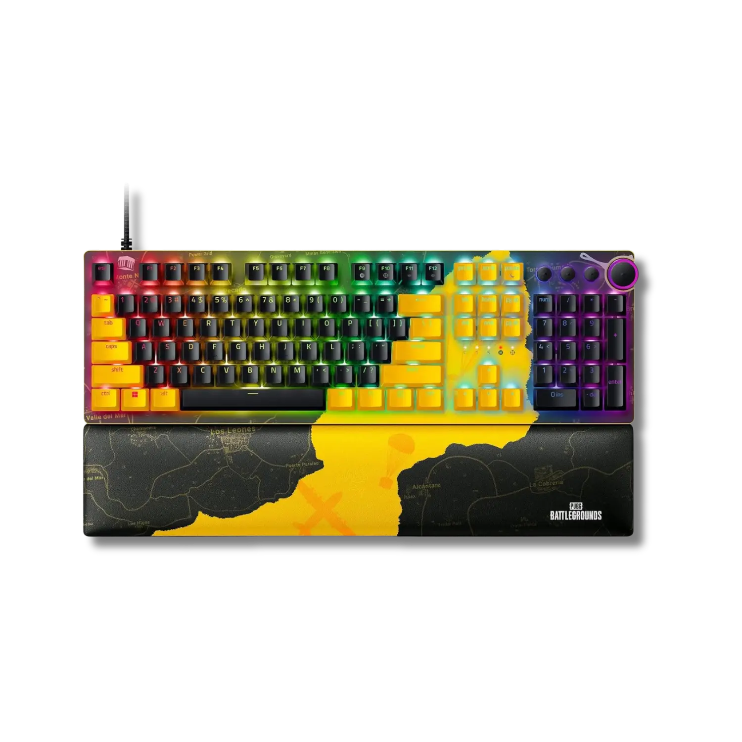 Razer Huntsman V2 Wired Gaming Keyboard with 8000Hz Polling Rate and Wrist Rest - متجر TT Tab للتقنيات الحديثة