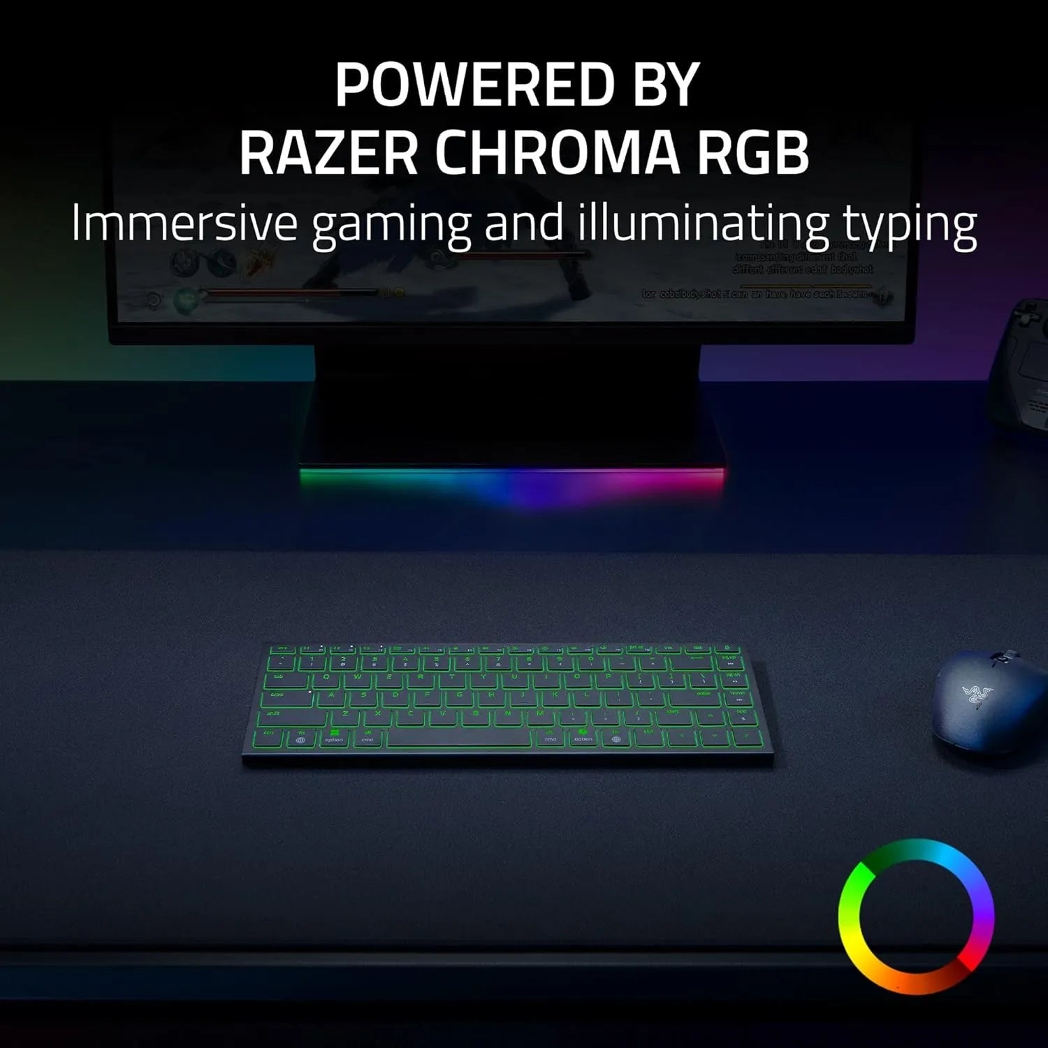 Razer Joro Portable Bluetooth Multi-Pairing & Wired Gaming Keyboard with AI-Hotkey - متجر TT Tab للتقنيات الحديثة