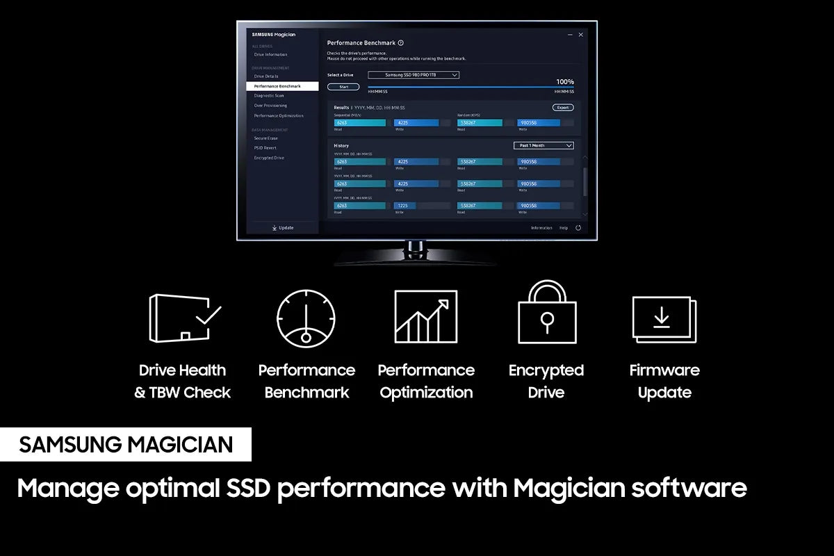 Samsung 980 Pro SSD NVMe Gen4 with DRAM - للتقنيات الحديثة TT TAB متجر