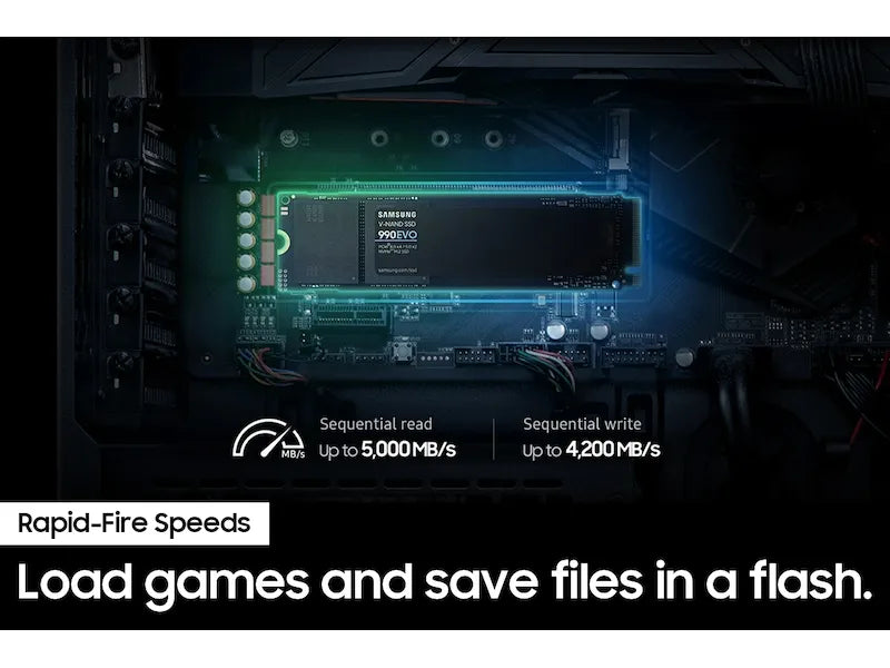 Samsung 990 EVO SSD NVMe Gen4 - للتقنيات الحديثة TT TAB متجر