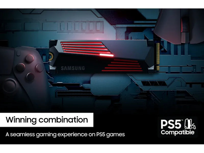 Samsung 990 Pro with Heatsink SSD NVMe Gen4 Support PS5 - للتقنيات الحديثة TT TAB متجر