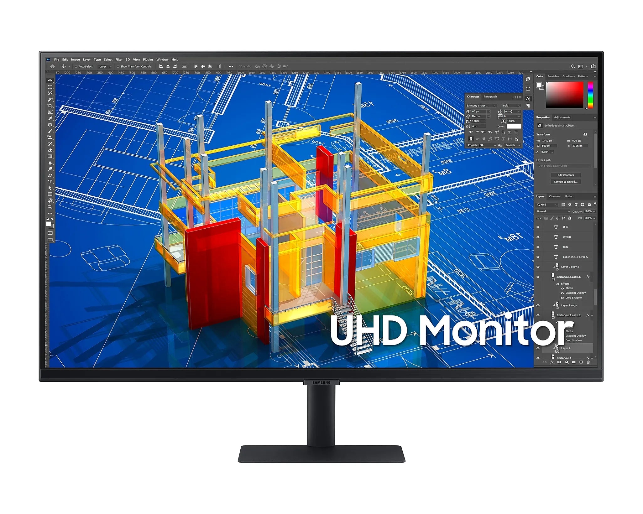 Samsung ViewFinity S7 4K VA 5ms 60Hz sRGB 99% HDR10 1.07B - للتقنيات الحديثة TT TAB متجر