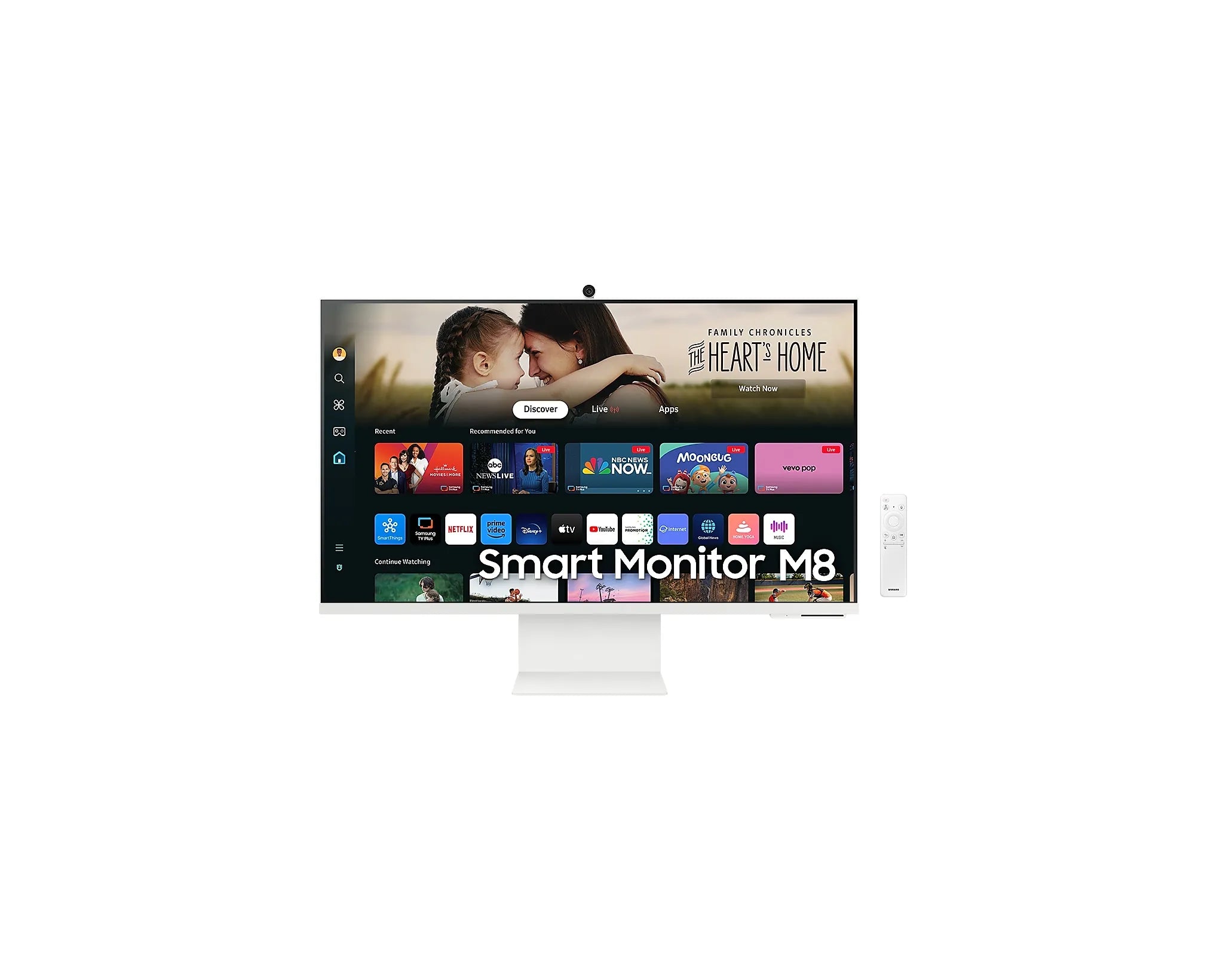 Samsung Smart Monitor M8 4K VA HDR10+ sRGB 99% Color 1B - للتقنيات الحديثة TT TAB متجر