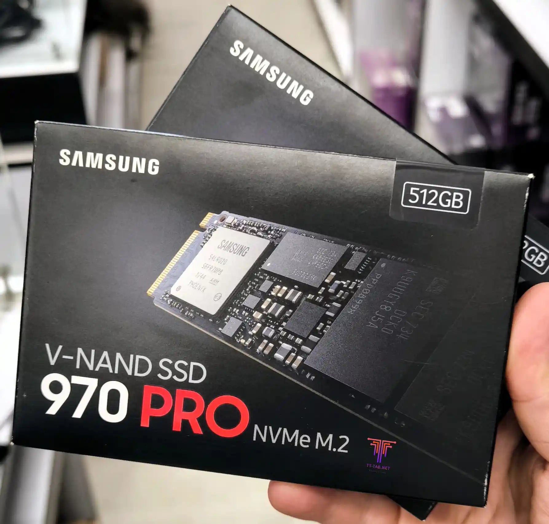 Samsung 970 Pro 512GB SSD NVMe Gen3 MLC - للتقنيات الحديثة TT TAB متجر