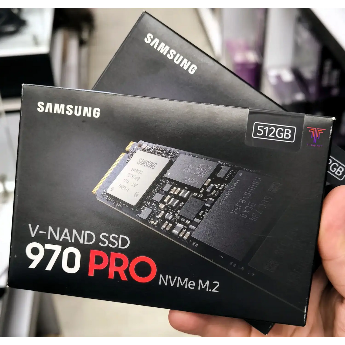 Samsung 970 Pro 512GB SSD NVMe Gen3 MLC - للتقنيات الحديثة TT TAB متجر