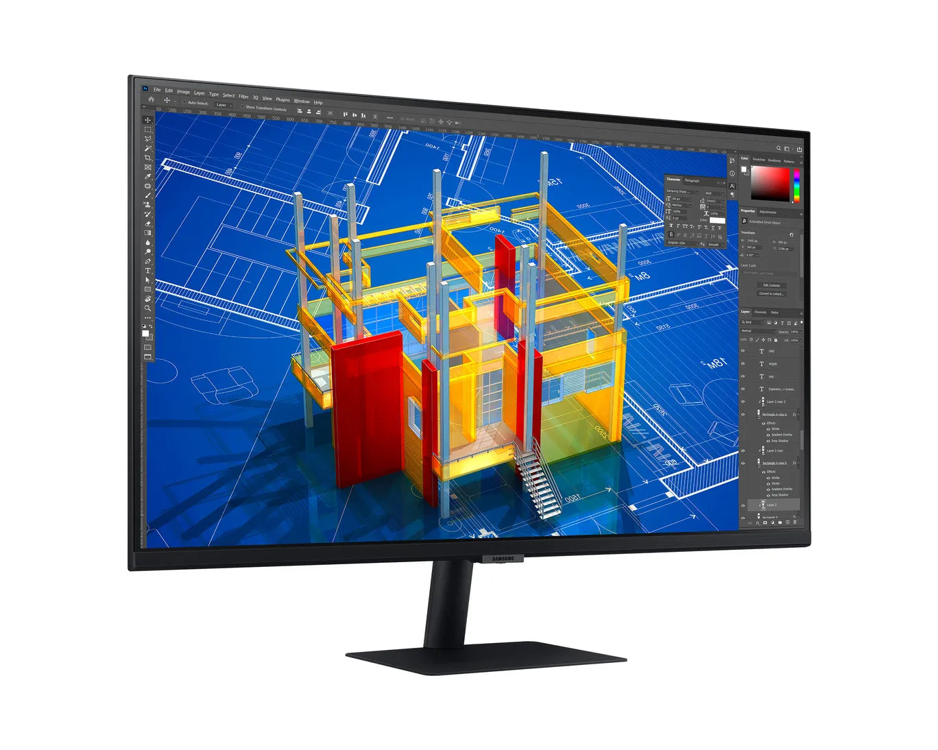 Samsung ViewFinity S7 A700 UHD IPS sRGB 99% HDR10 1.07B Design Monitor - متجر TT Tab للتقنيات الحديثة