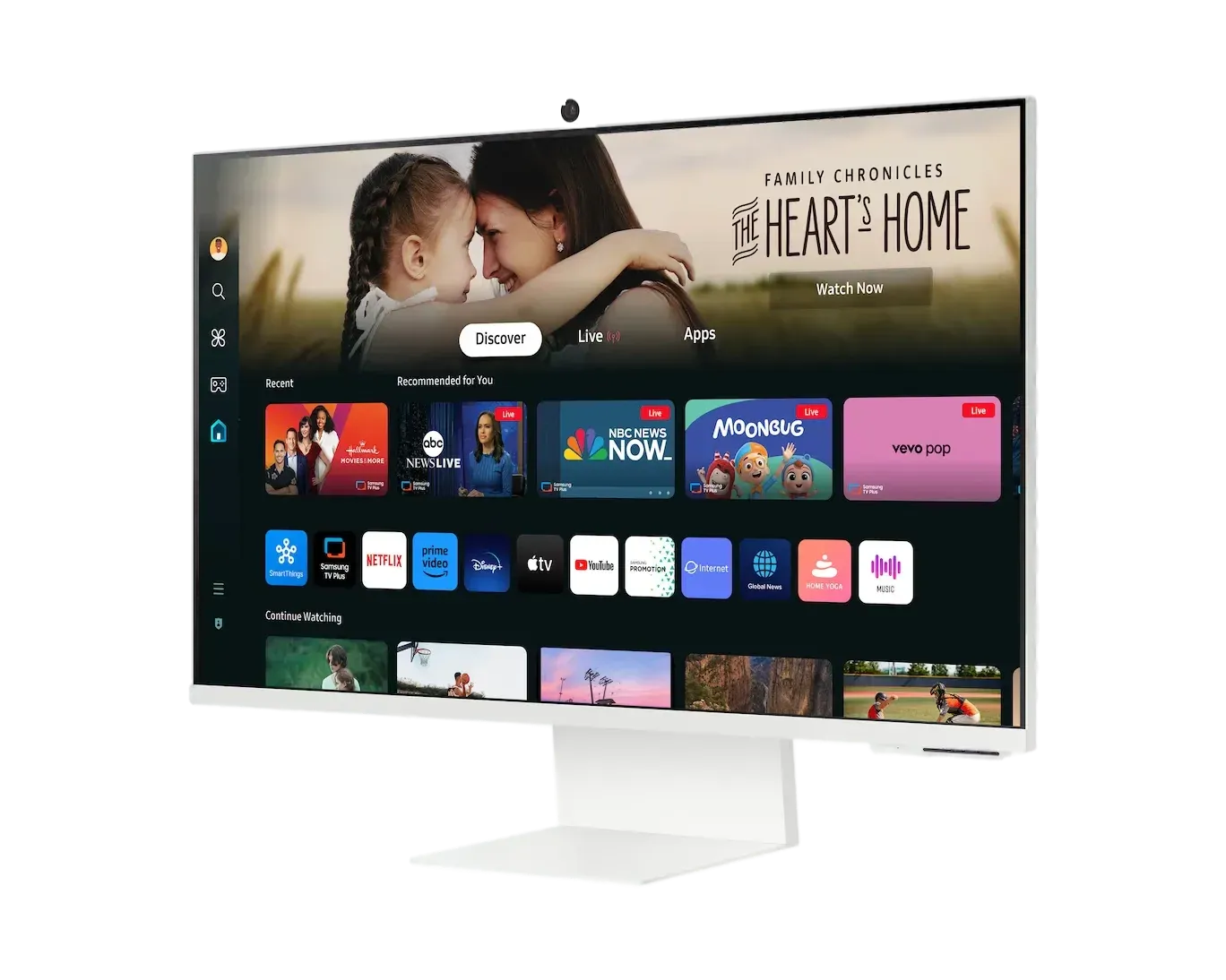 Samsung Smart Monitor M8 4K VA HDR10+ sRGB 99% Color 1B with Webcam- متجر TT Tab للتقنيات الحديثة