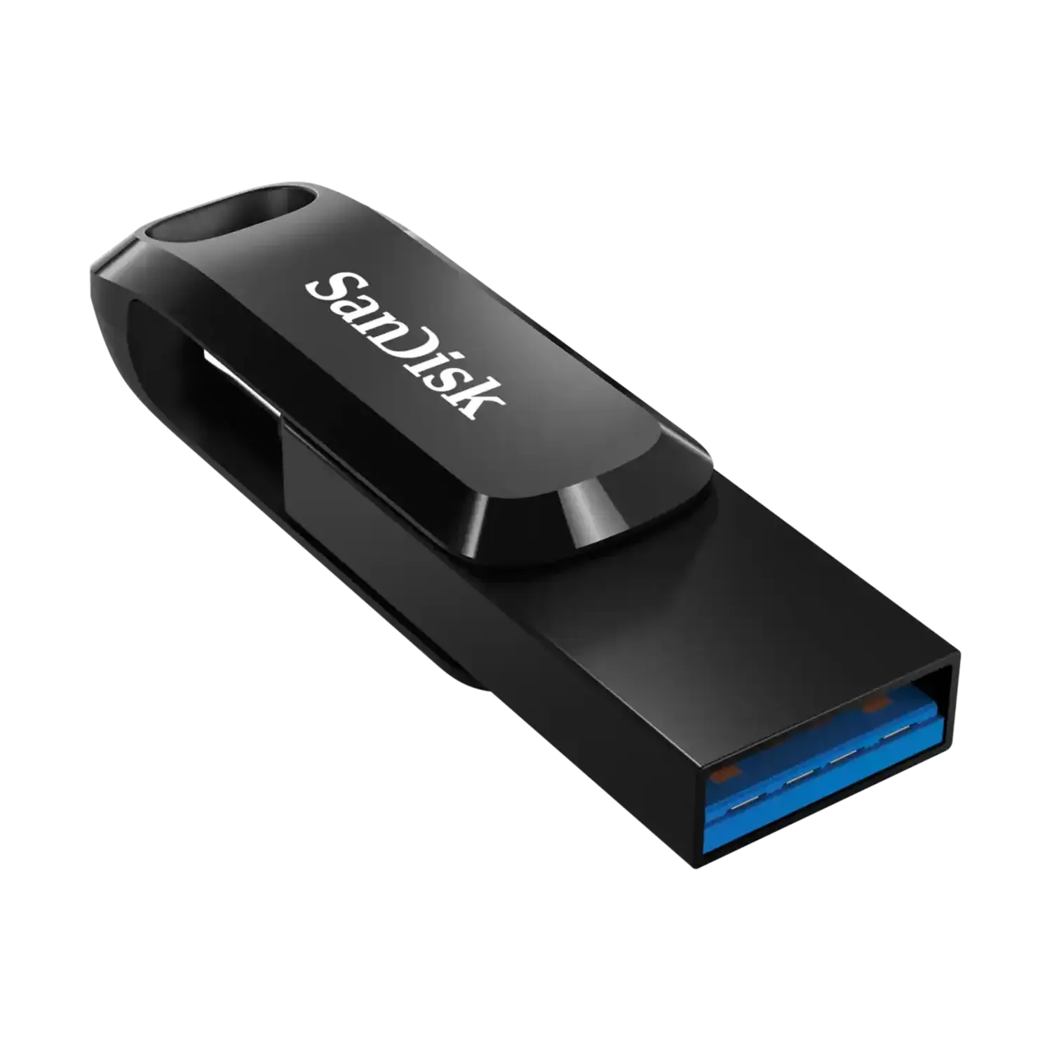 SanDisk Ultra Dual Drive Go Flash Drive USB Type-C+Type-A_Black - متجر TT Tab للتقنيات الحديثة