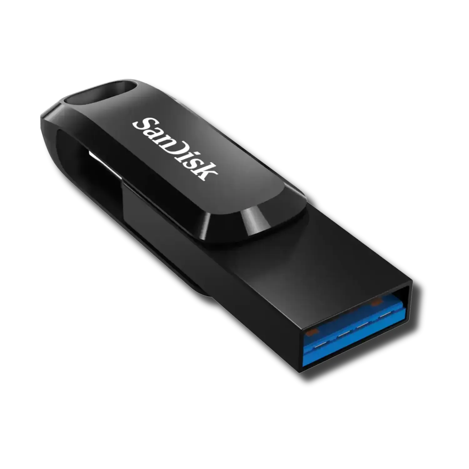 SanDisk Ultra Dual Drive Go Flash Drive USB Type-C+Type-A_Black - متجر TT Tab للتقنيات الحديثة