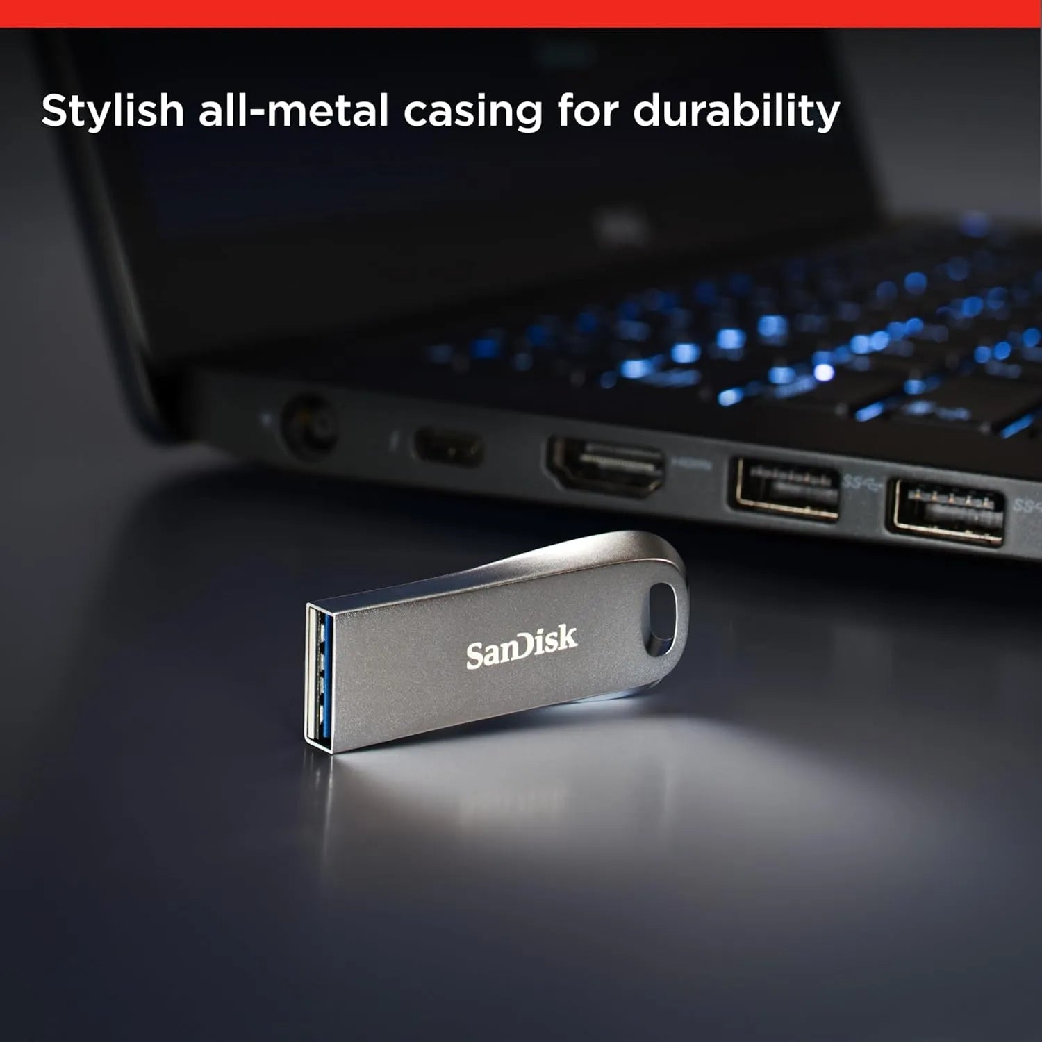 SanDisk Ultra Luxe USB Type-A Flash Drive Read up to 400MBps - متجر TT Tab للتقنيات الحديثة