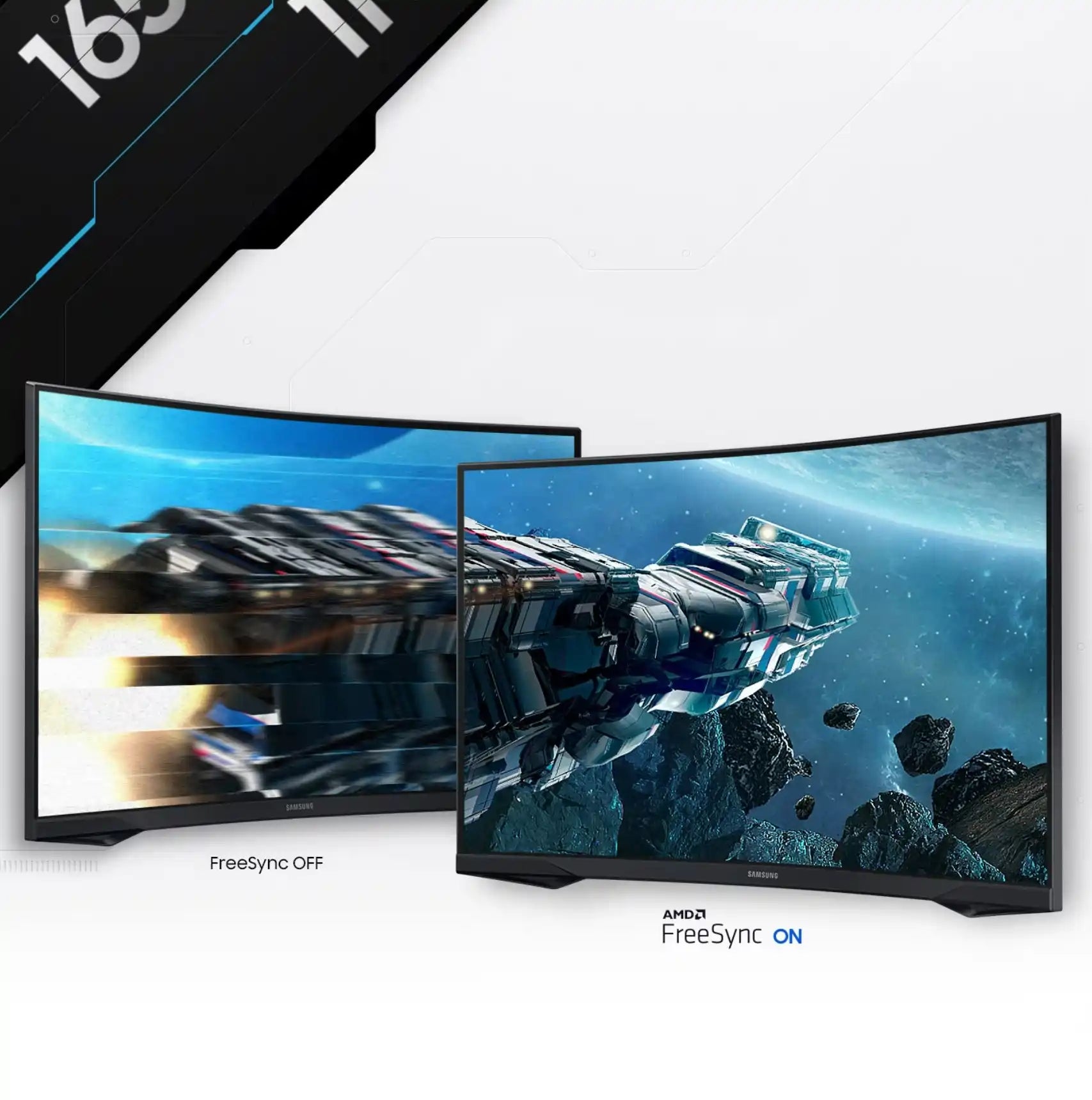 Samsung Odyssey G5 Curved VA 2K 1ms 165Hz FreeSync - للتقنيات الحديثة TT TAB متجر