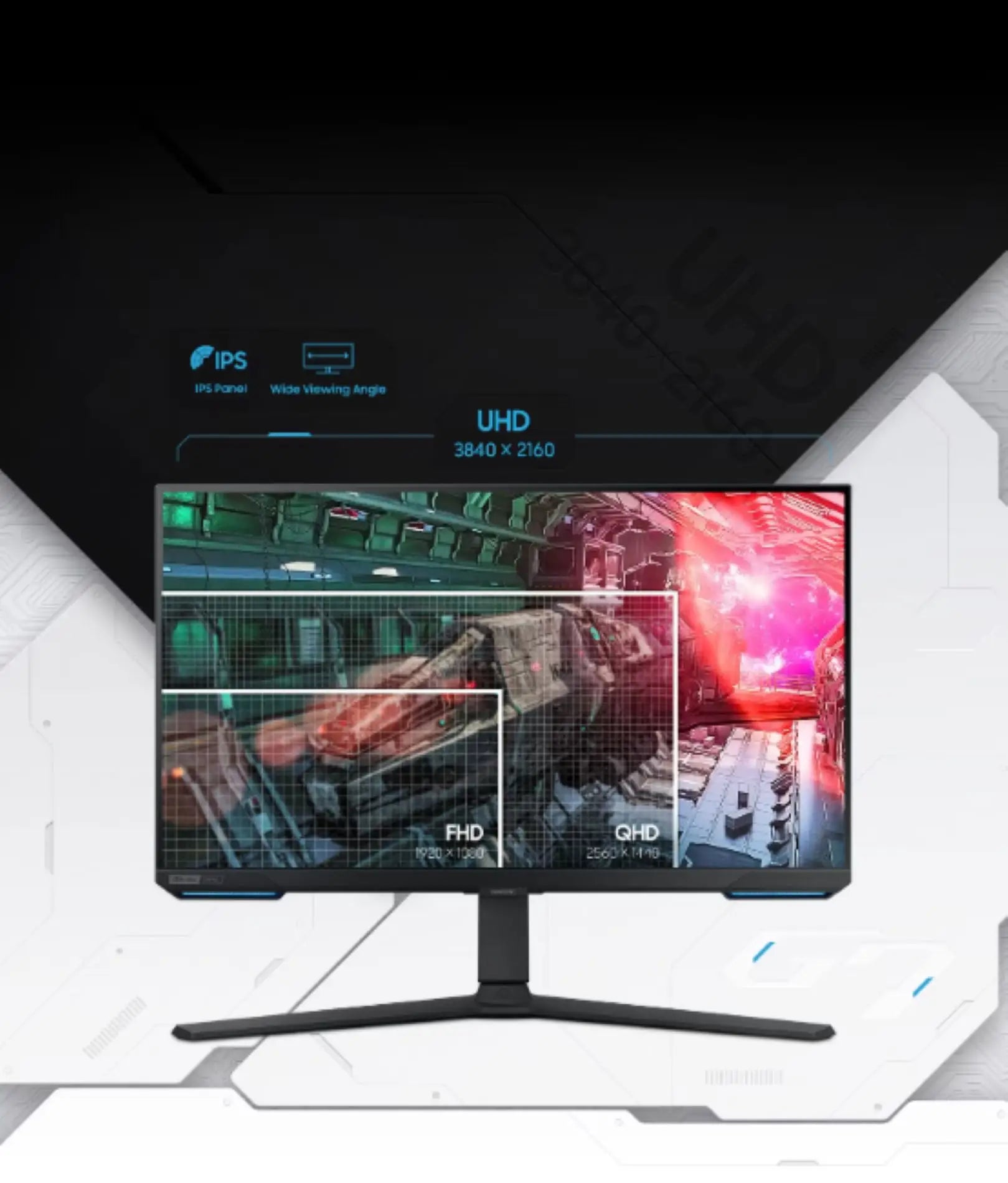 Samsung Odyssey G7 Smart 4K IPS 1ms 144Hz HDR400 G-Sync Compatible - للتقنيات الحديثة TT TAB متجر